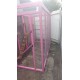 Pink 8FT X 4FT X 6ft High Freestanding Catio Enclosure 